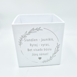 Vazonai „Šiandien-jaunikis, šiandien - nuotaka“