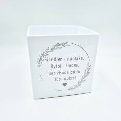 Vazonai „Šiandien-jaunikis, šiandien - nuotaka“
