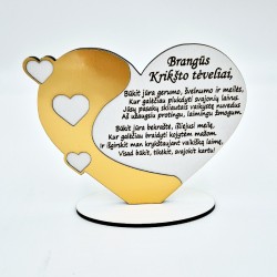 Pastatoma padėka: „Mieli krikšto tėveliai“