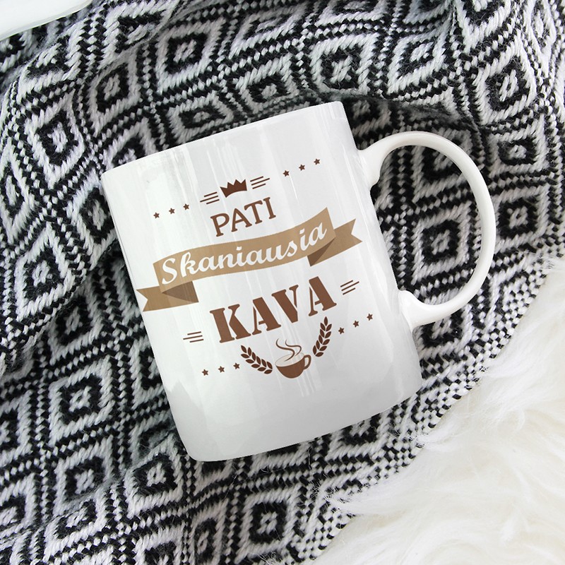 Puodelis: „Pati skaniausia kava“