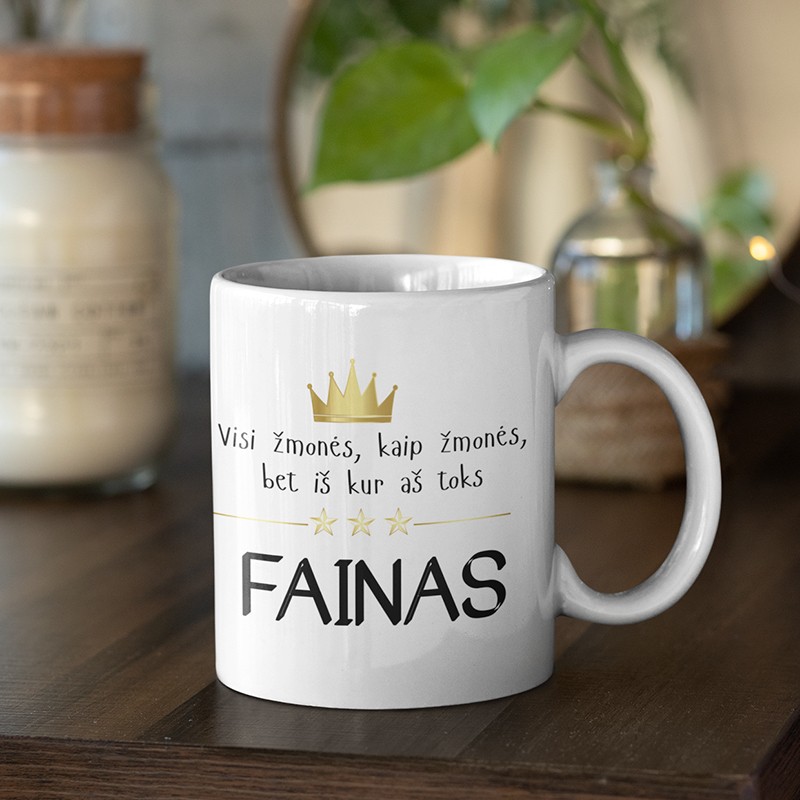 Puodelis: „Fainas“