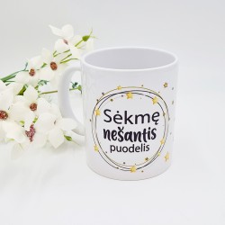 Puodelis: „Sėkmę nešantis“