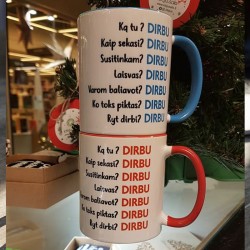 Puodelis: „Dirbu“