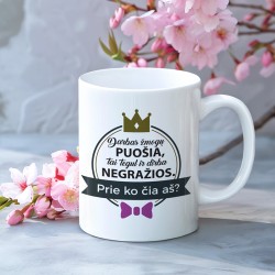 Puodelis: „Darbas žmogų...