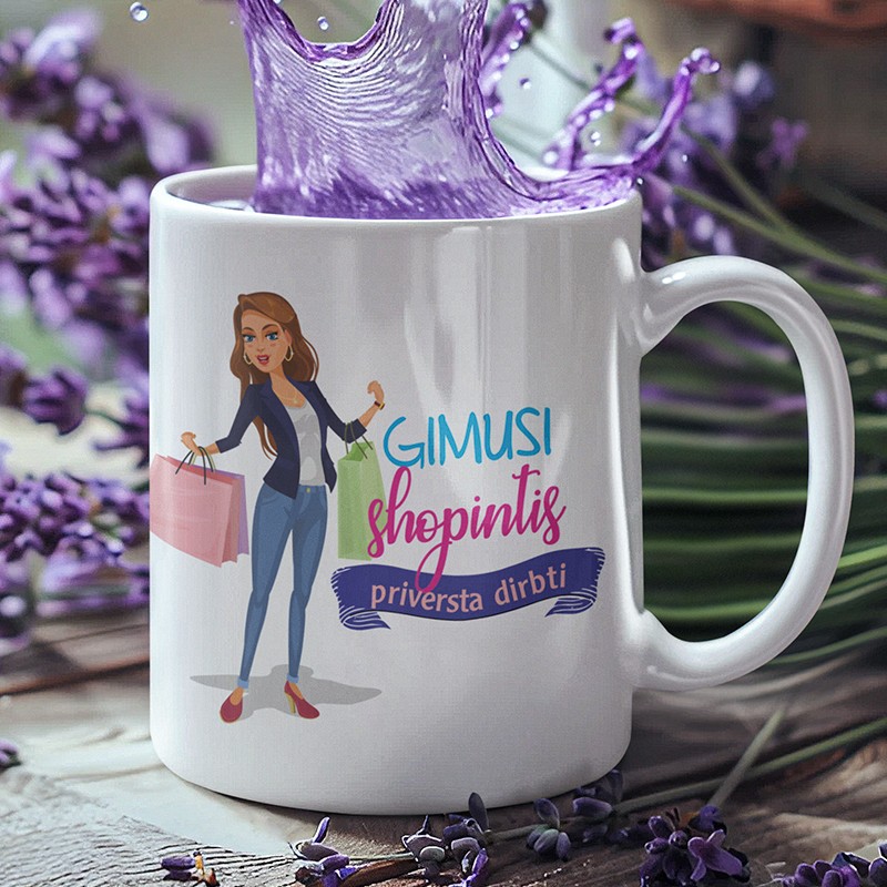 Puodelis: „Gimusi shopintis“