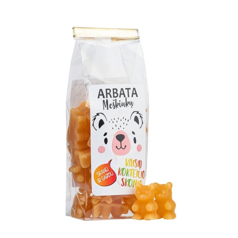 Tirpi arbata Meškiukai vaisių kokteilis